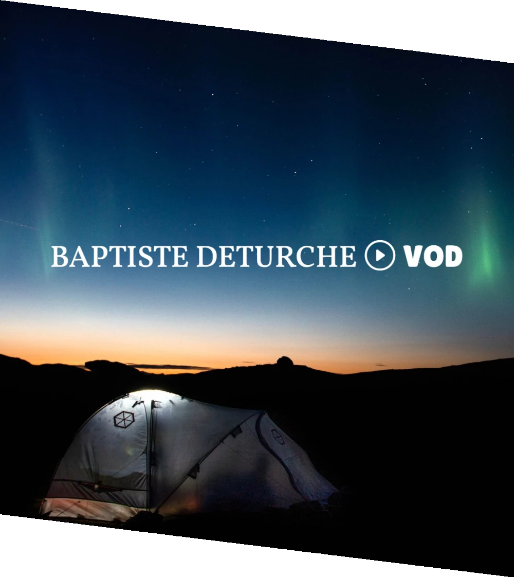 Baptiste Deturche VOD, client dont la plateforme VOD sur mesure a été réalisée par Countea Applications.